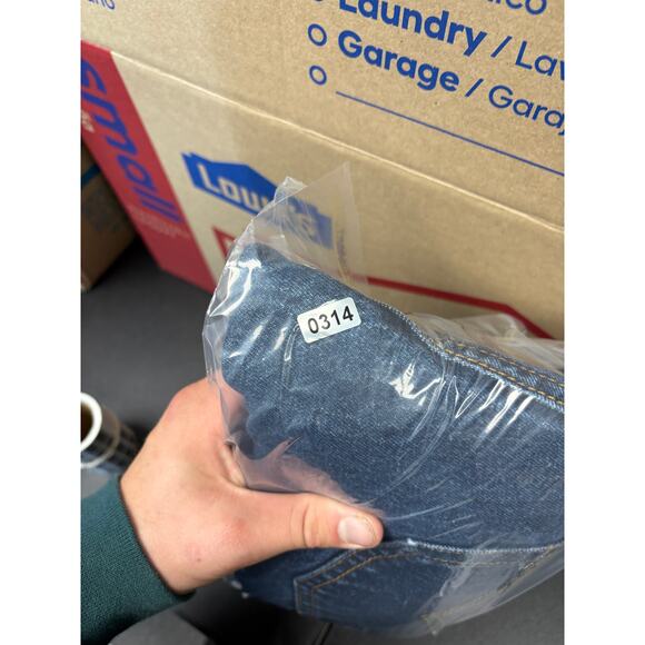 Vintage Y2K Levis 505 Red Tab Jeans Mens 32x30 Blue Straight Streetwear Casual - Picture 8 of 8